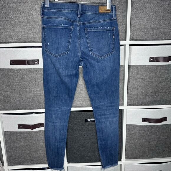Express Cropped Legging Mid Rise Jeans Size 2 - Picture 4 of 14